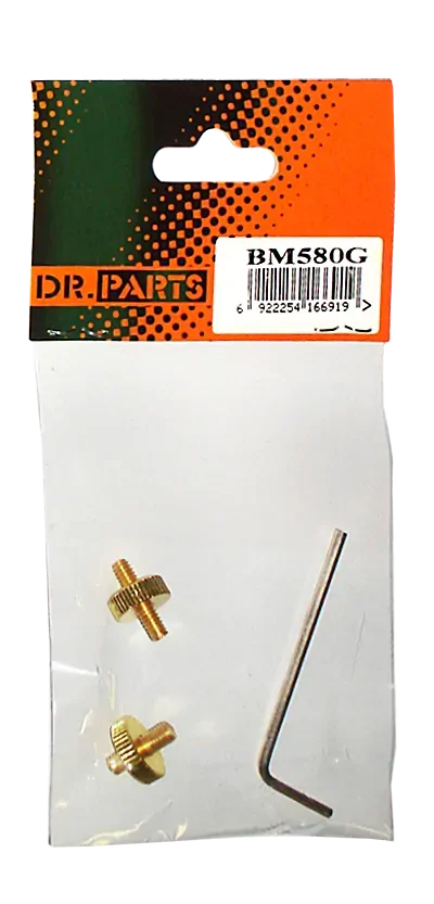 Dr Parts Mandolin Bridge Height Adjustment Screw Set - Gold