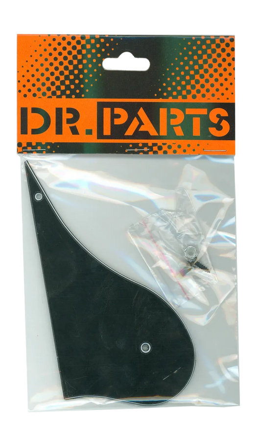 Dr Parts Mandolin Scratchplate 3-Ply Black for A Style BM590