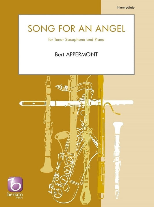 Appermont - Song For An Angel For Tenor Sax/Piano Softcover Book (Tenor Saxophone)