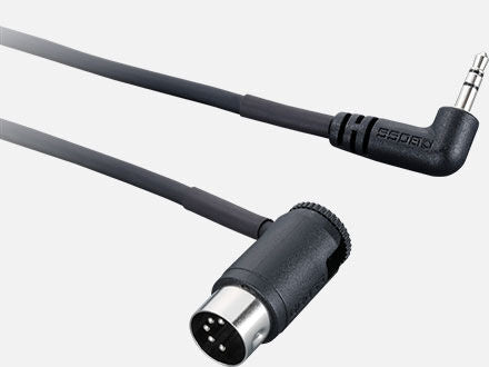 BOSS BMIDI-1-35 MIDI to Mini TRS Cable, 1ft - 5-Pin DIN to 3.5mm TRS for BOSS Pedals and Gear