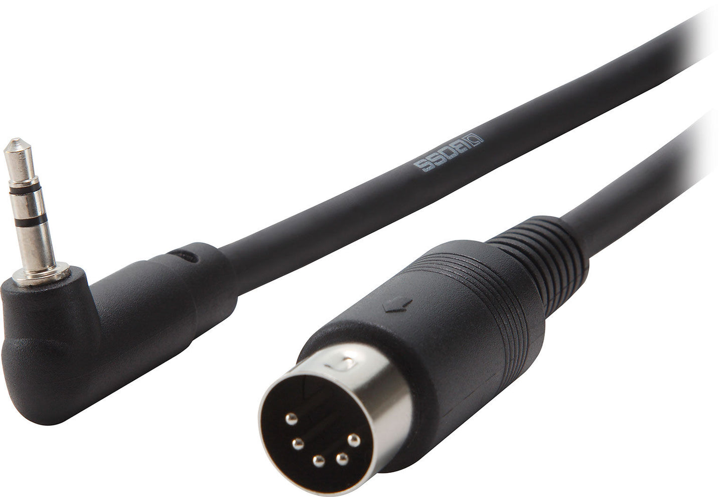 BOSS BMIDI-5-35 5ft MIDI to Mini TRS Cable - 1/8 TRS to 5-Pin MIDI Connector for Instruments and Effects — view 2
