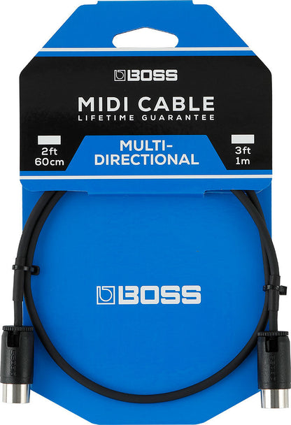 BOSS BMIDI-PB1 1ft Multi-Directional MIDI Pedalboard Cable - Optimize Your Setup — view 3