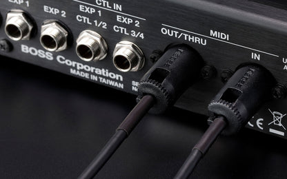BOSS BMIDI-PB2 Multi-Directional MIDI Cable - 2ft Pedalboard Connector for Optimal Space Management — view 4