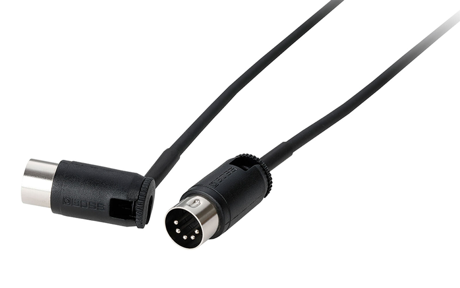 BOSS BMIDI-PB2 Multi-Directional MIDI Cable - 2ft Pedalboard Connector for Optimal Space Management — view 2