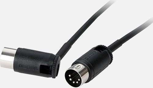BOSS BMIDI-PB2 Multi-Directional MIDI Cable - 2ft Pedalboard Connector for Optimal Space Management