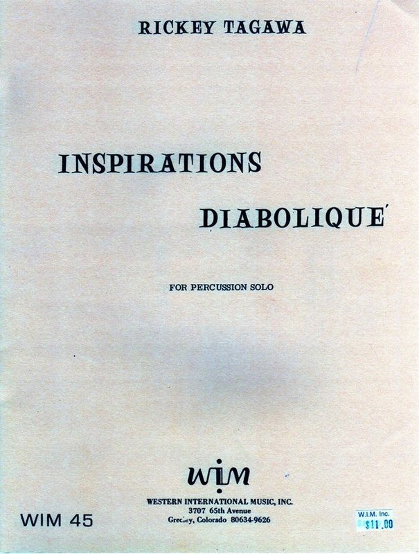 Inspirations Diabolique For Solo Percussion Book