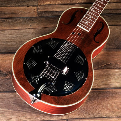 Barnes & Mullins BMR300 Satin Spruce Top Resonator Guitar — view 3
