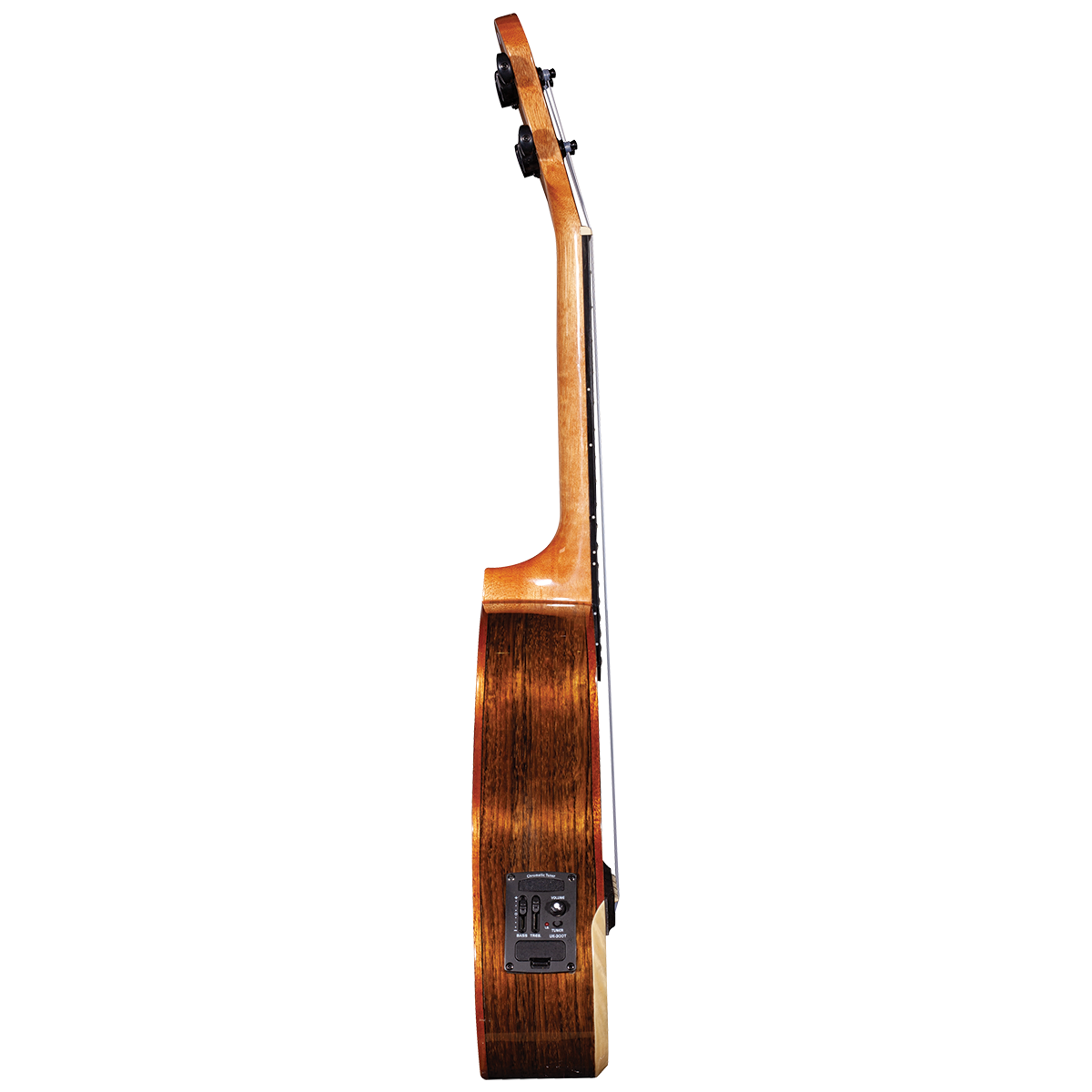 Barnes & Mullins BMUK5CE Concert Walnut Ukulele with Pickup — view 2