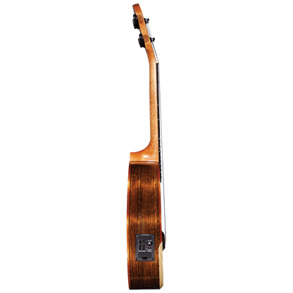 Barnes & Mullins BMUK5CE Concert Walnut Ukulele with Pickup — view 2