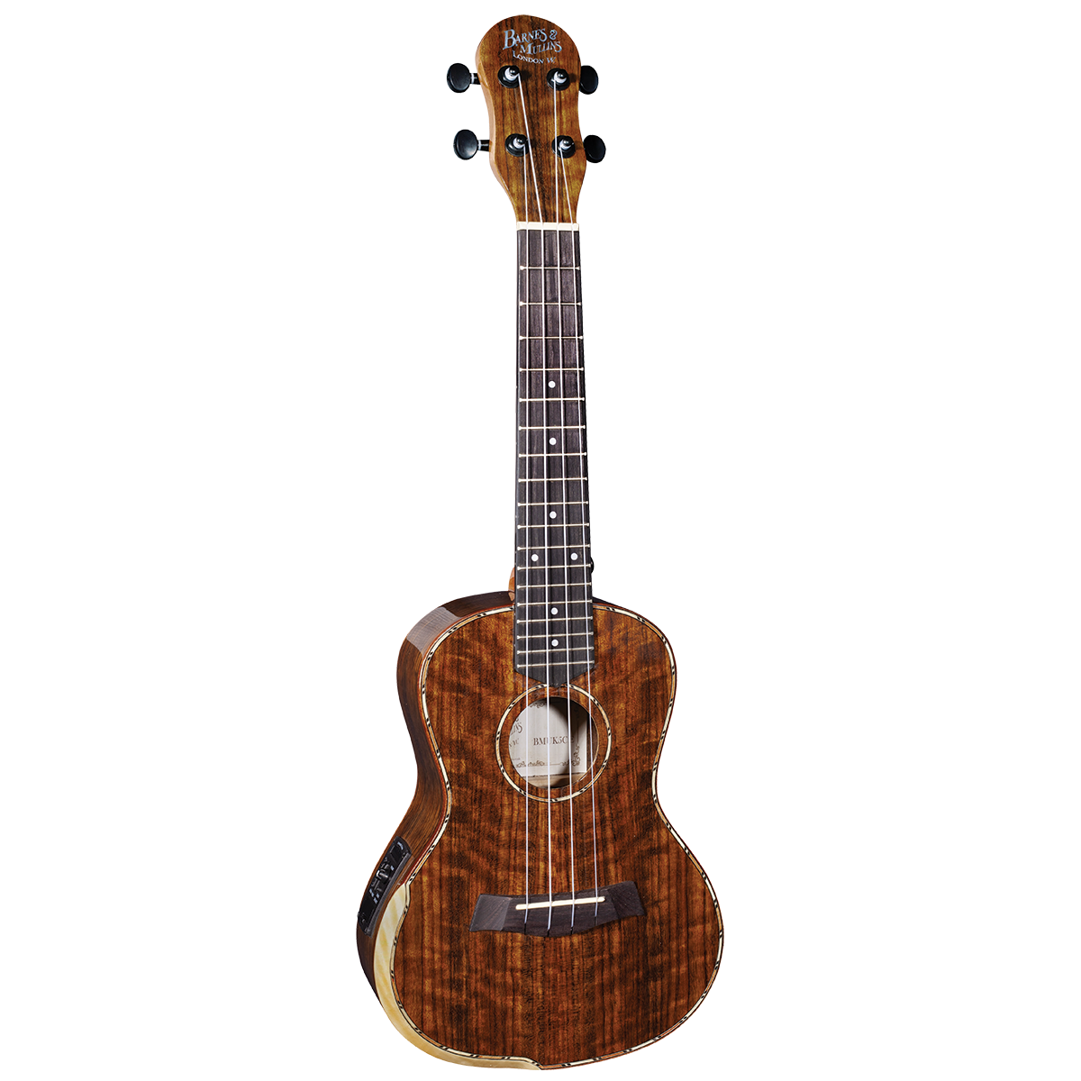 Barnes & Mullins BMUK5CE Concert Walnut Ukulele with Pickup