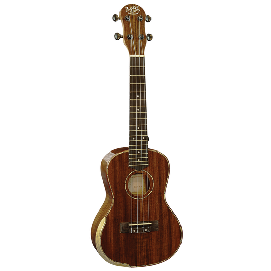 Barnes & Mullins BMUK5C Concert Walnut Ukulele with High Gloss Finish and Strap Buttons