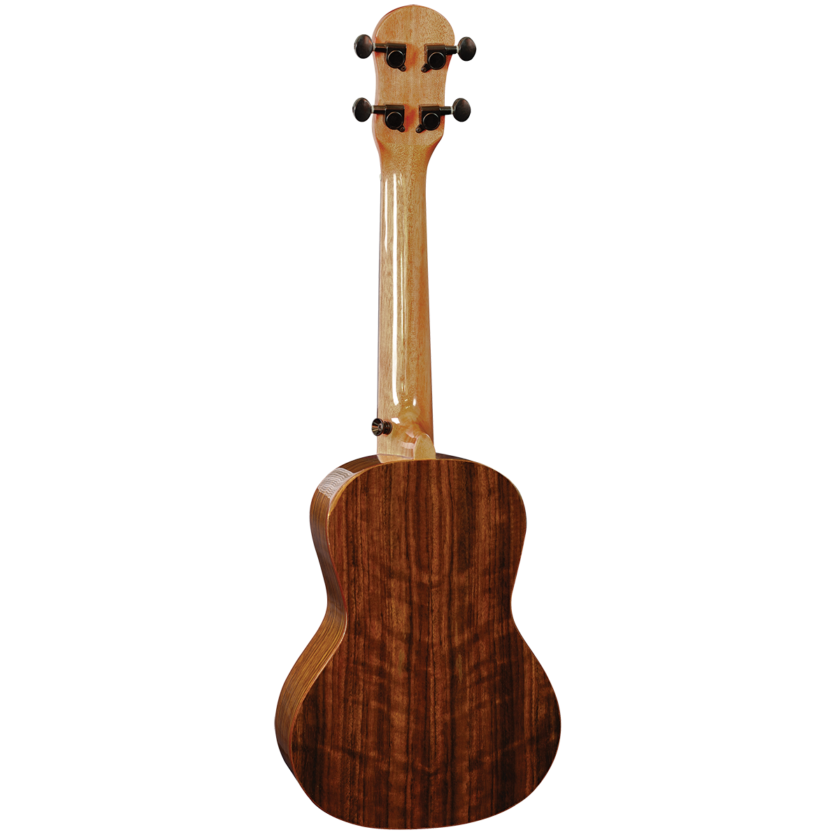 Barnes & Mullins BMUK5C Concert Walnut Ukulele with High Gloss Finish and Strap Buttons — view 2