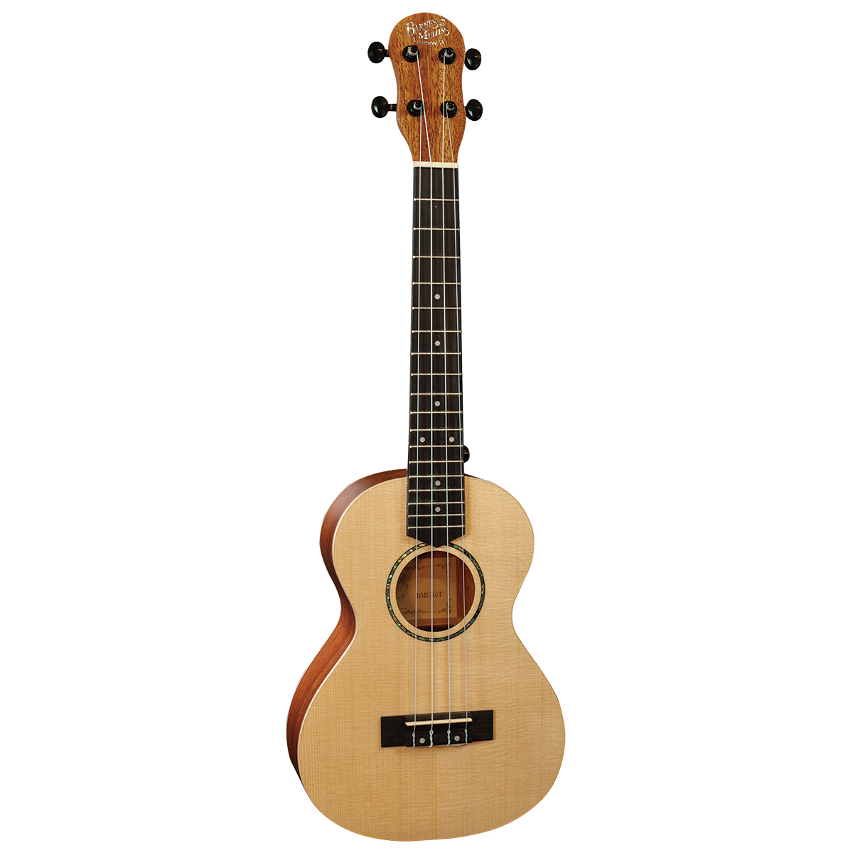 Barnes & Mullins BMUK6T Solid Top Tenor Ukulele - Spruce and Mahogany