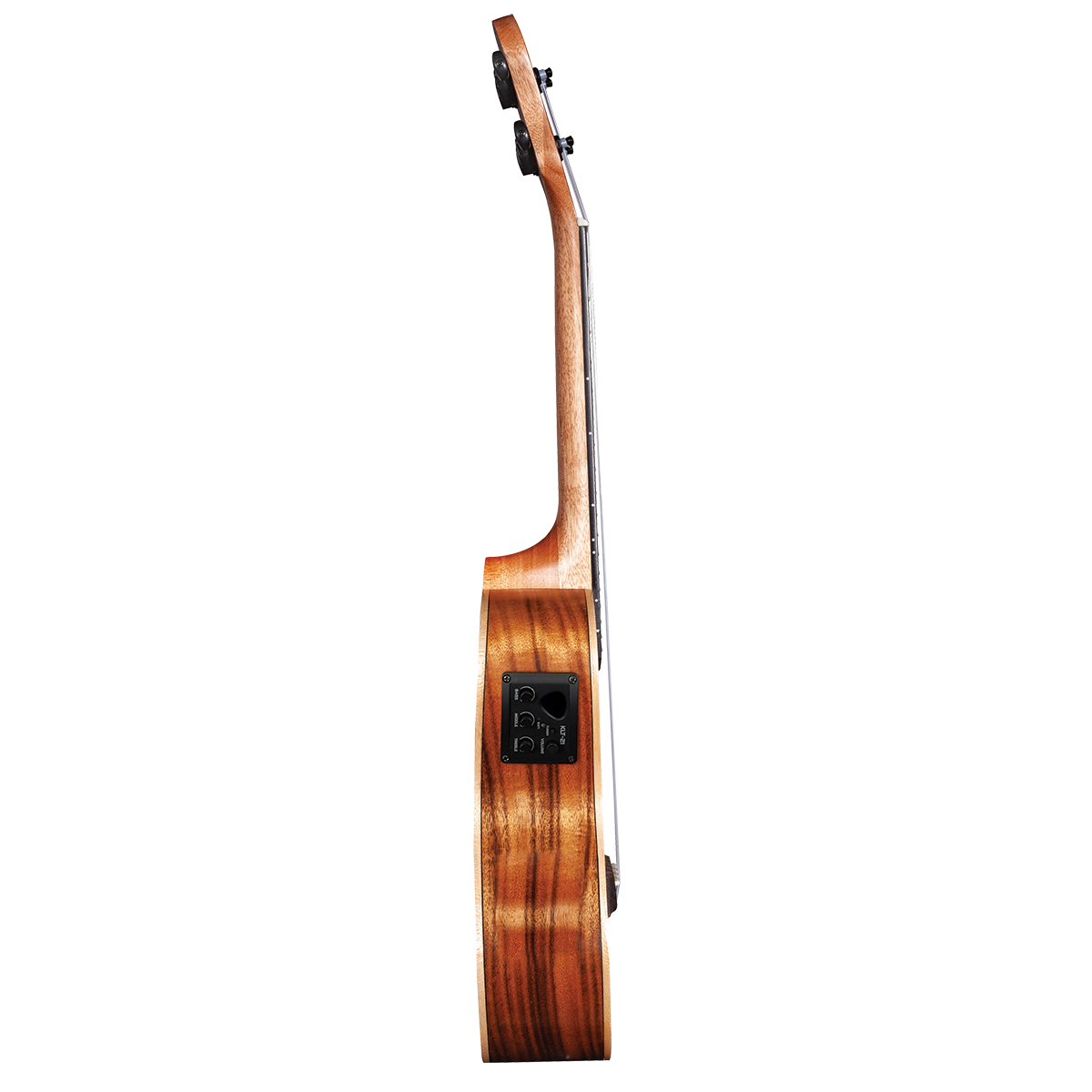 Barnes & Mullins BMUK7CE Concert Koa Ukulele with Pickup — view 2