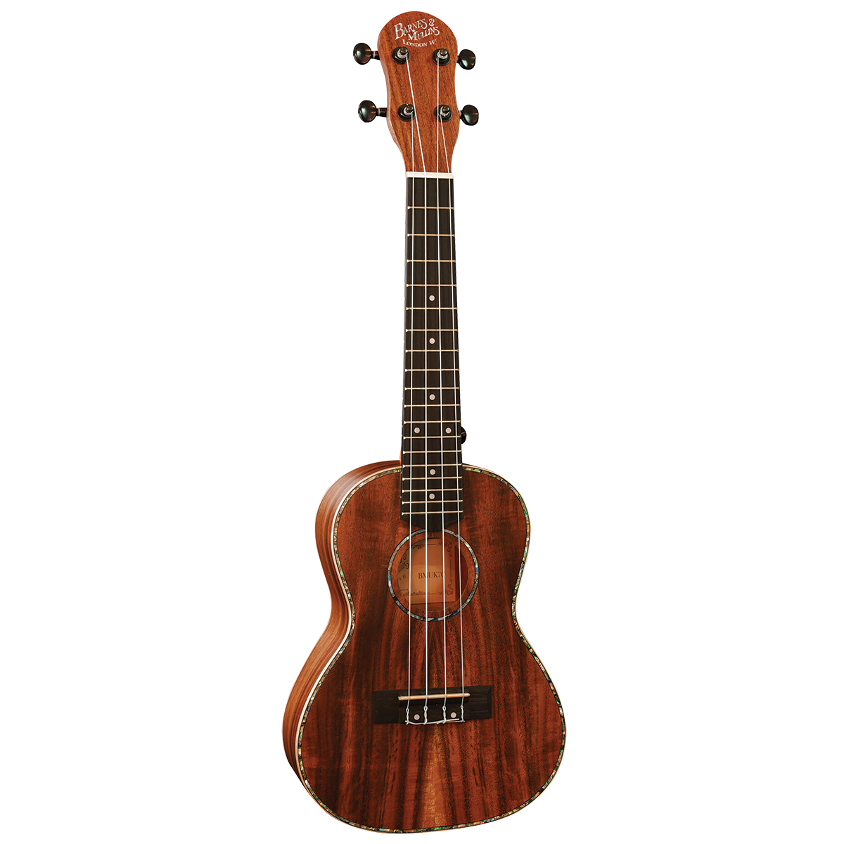 Barnes & Mullins BMUK7C Concert Koa Ukulele with Natural Satin Finish