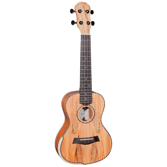 Barnes & Mullins BMUK9C Concert Spalt Maple Ukulele with Composite Wood Fingerboard and Natural Satin Finish
