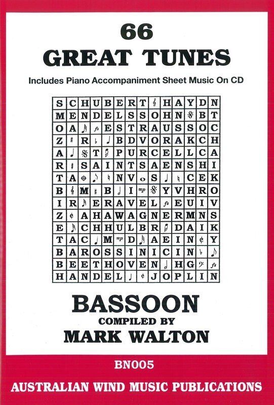 66 Great Tunes for Bassoon Book/CD