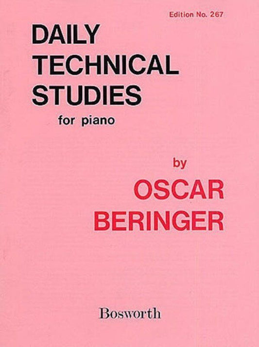 Beringer Daily Technical Studies for Piano
