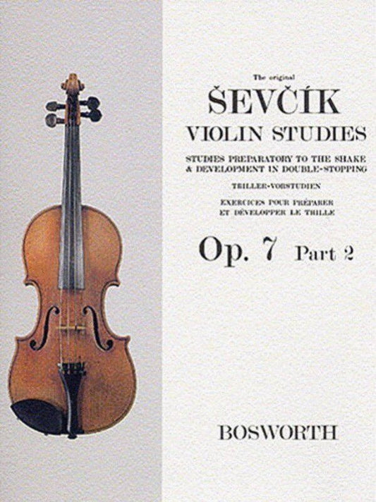 Sevcik Violin Studies Op. 7 Part 2 by Otakar Sevcik - 28 Exercises for Advanced Students