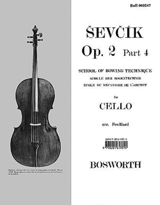 Sevcik Cello Studies Op 2 Pt 4 (Softcover Book)