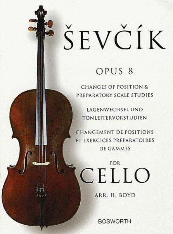 Sevcik Cello Studies Op. 8 by Otakar Sevcik, Published by Bosworth