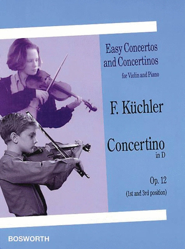 Kuchler - Concertino D Op 12 Violin/Piano (Softcover Book)