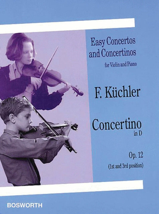Kuchler - Concertino D Op 12 Violin/Piano (Softcover Book)