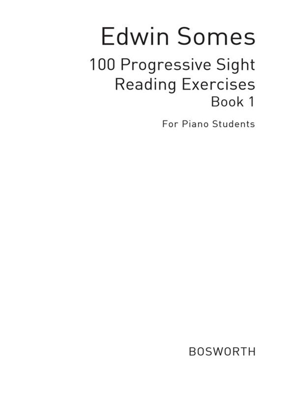 Somes E100 Progressive Sight Reading Book