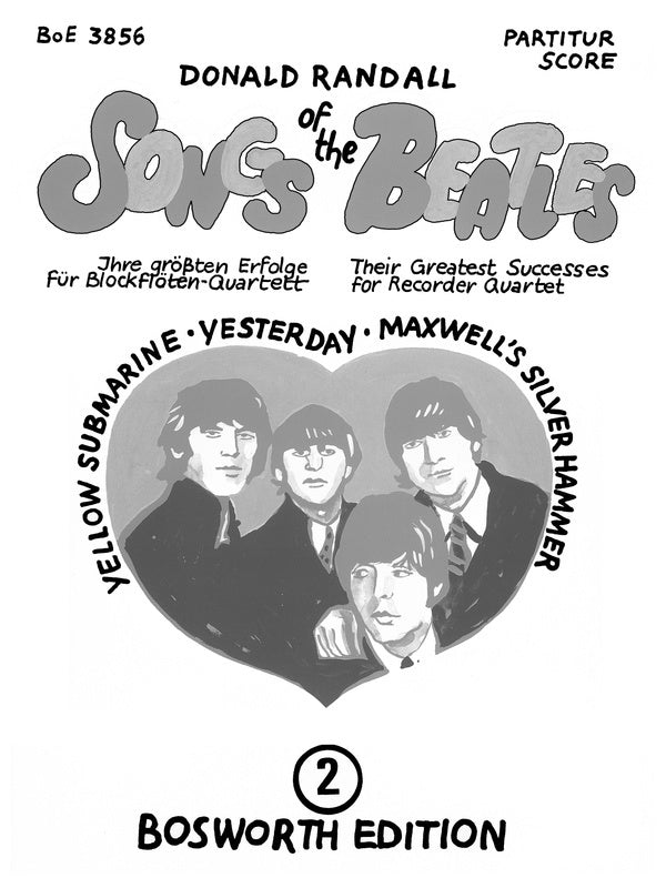 Beatles Songs Of Book 2 Recorder Quartet Book — view 2