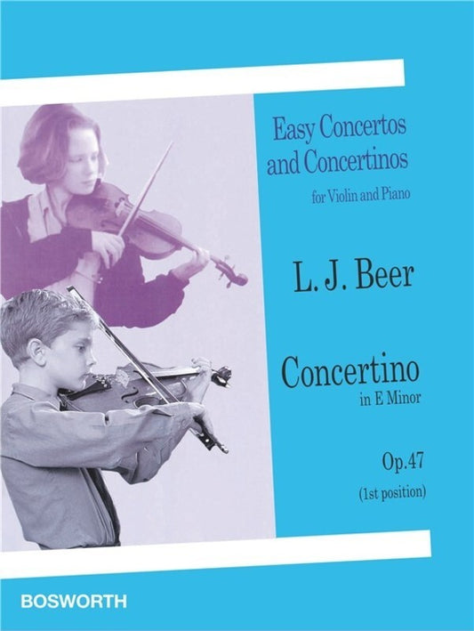 Beer Concert.E Minor Op.47 Violin And Piano Book