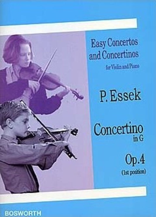 Essek - Concertino G Op 4 Violin/Piano (Softcover Book)
