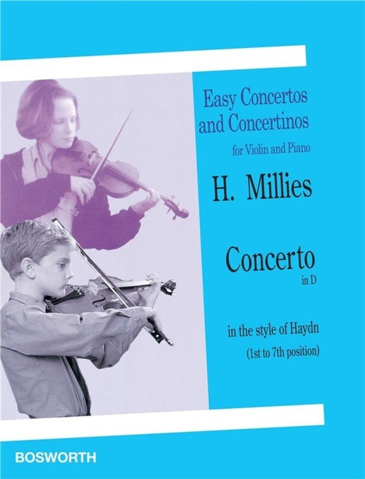 Millies - Concerto Din Style Haydn Violin/Piano (Softcover Book)