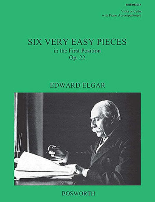Elgar - 6 Very Easy Pieces Op 22 Viola/Piano (Softcover Book)