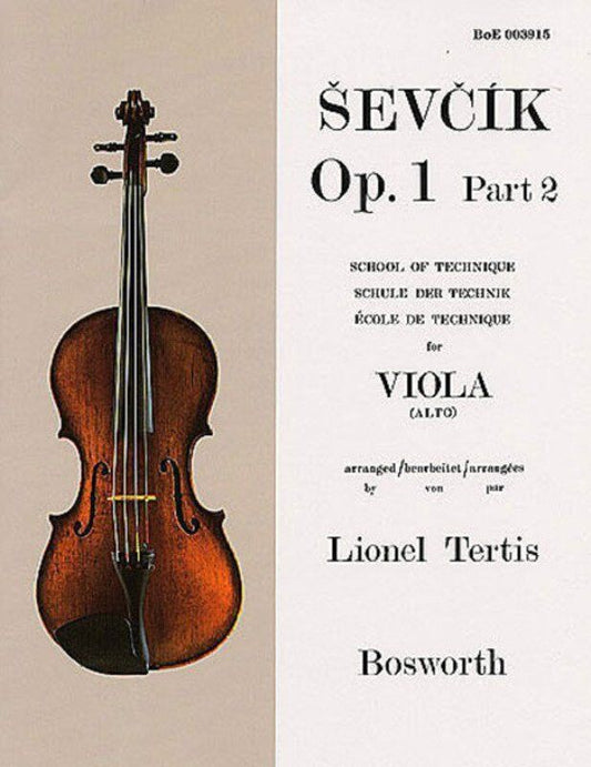 Sevcik Viola Studies Op. 1 Part 2 - Exercises for Intonation, Scales, and Positions