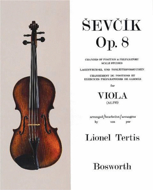 Sevcik Viola Studies Op 8 (Softcover Book)