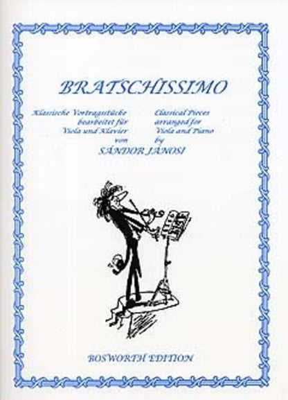 Janosi Bratschissimo Viola And Piano Book