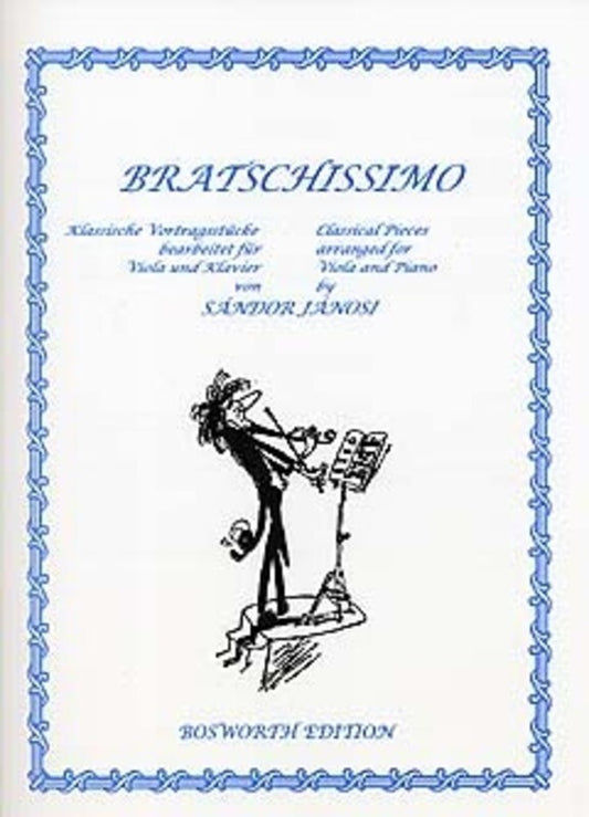 Janosi Bratschissimo Viola And Piano Book