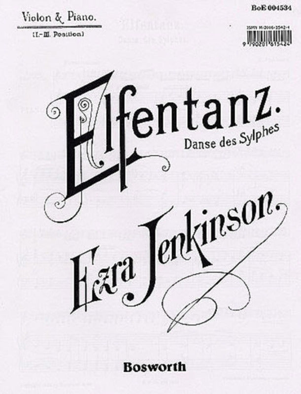Jenkinson - Elfentanz Violin/Piano (Softcover Book)