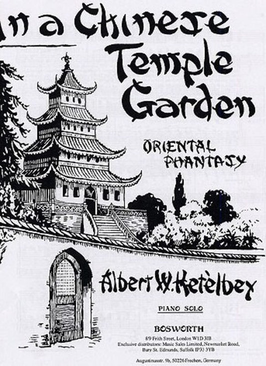 Ketelbey Chinese Temple Garden Piano Book