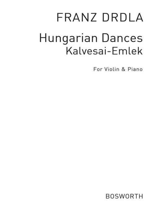 Drdla - Hungarian Dance Op 30 No 5 Violin/Piano (Softcover Book)