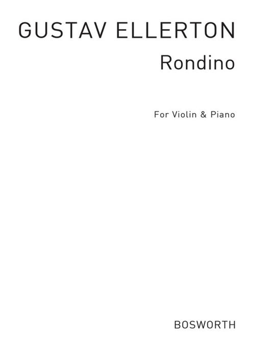 Ellerton Rondino Op18/4 Violin/Piano(Arc) Book