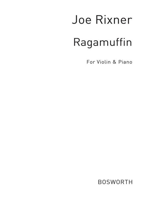 Rixner Ragamuffin Violin/Piano (Arc) Book