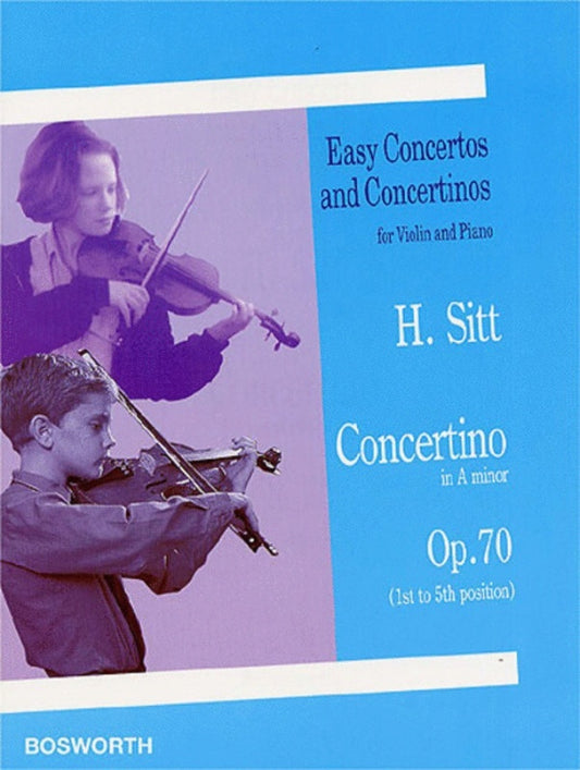 Sitt Concertino Op.70 In A Minor Violin/Piano Book