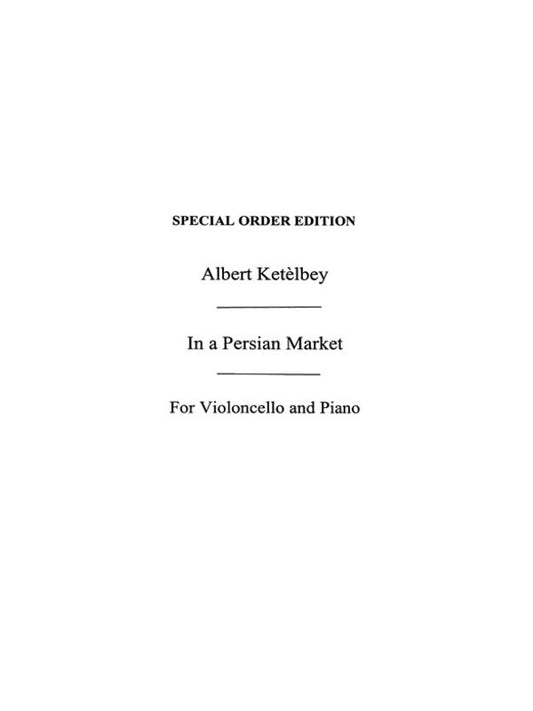 In A Persian Market Cello And Piano Book
