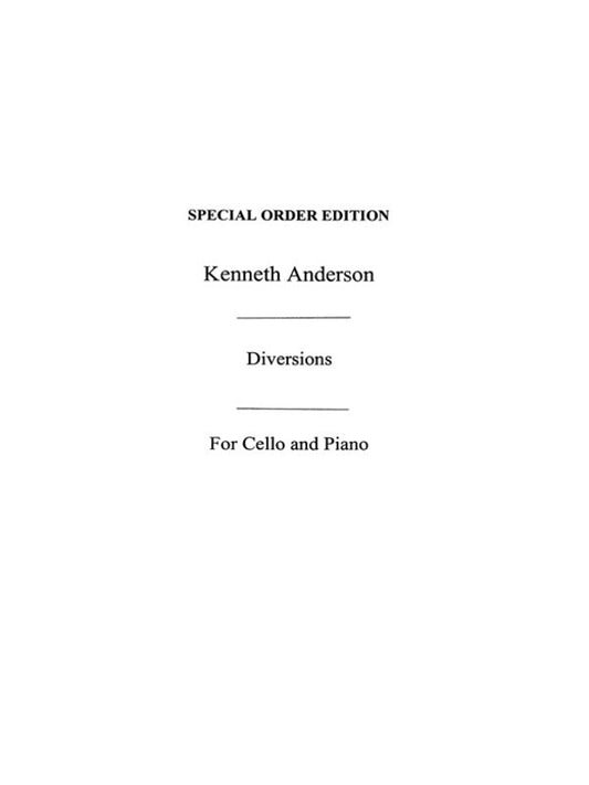 Anderson Diversions Book.1 Cello And Piano(Arc Book