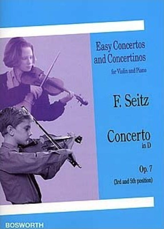 Seitz - Concerto In D Op 7 Violin/Piano (Softcover Book)