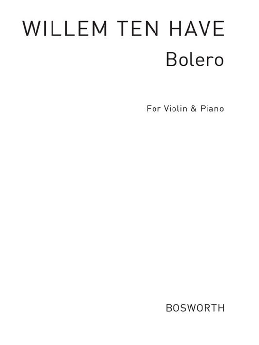 Bolero Opus 11 Violin/Piano Book