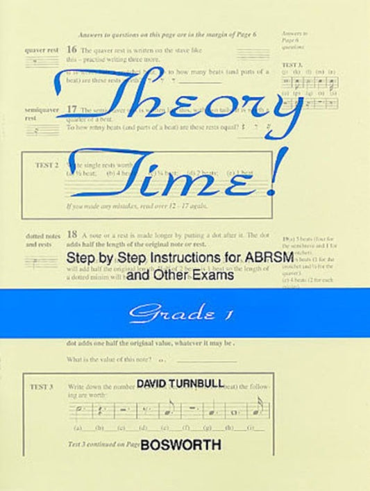 Theory Time Gr 1 Turnbull ABRSM Book