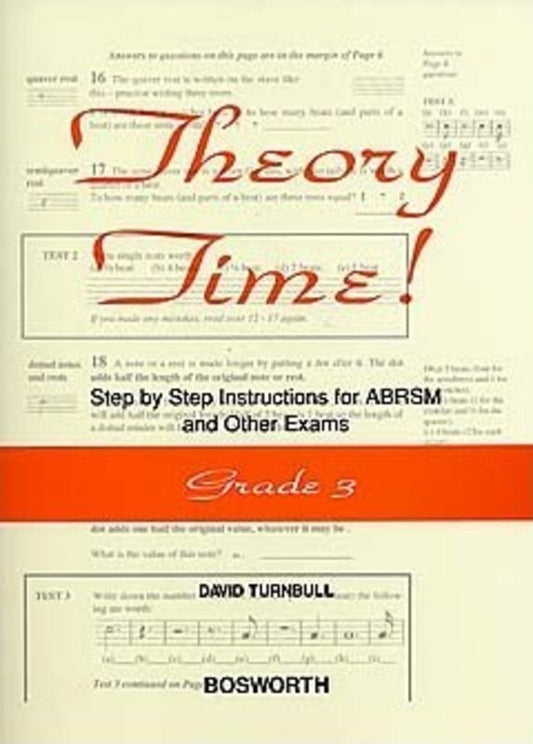 Theory Time Gr 3 Turnbull ABRSM Book