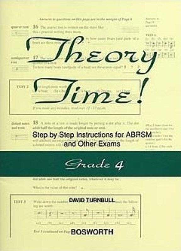 Theory Time Gr 4 Turnbull ABRSM Book